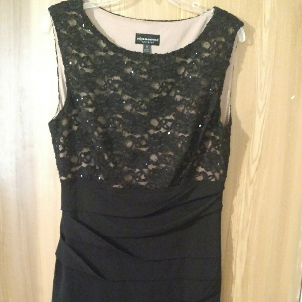 Black cocktail dress